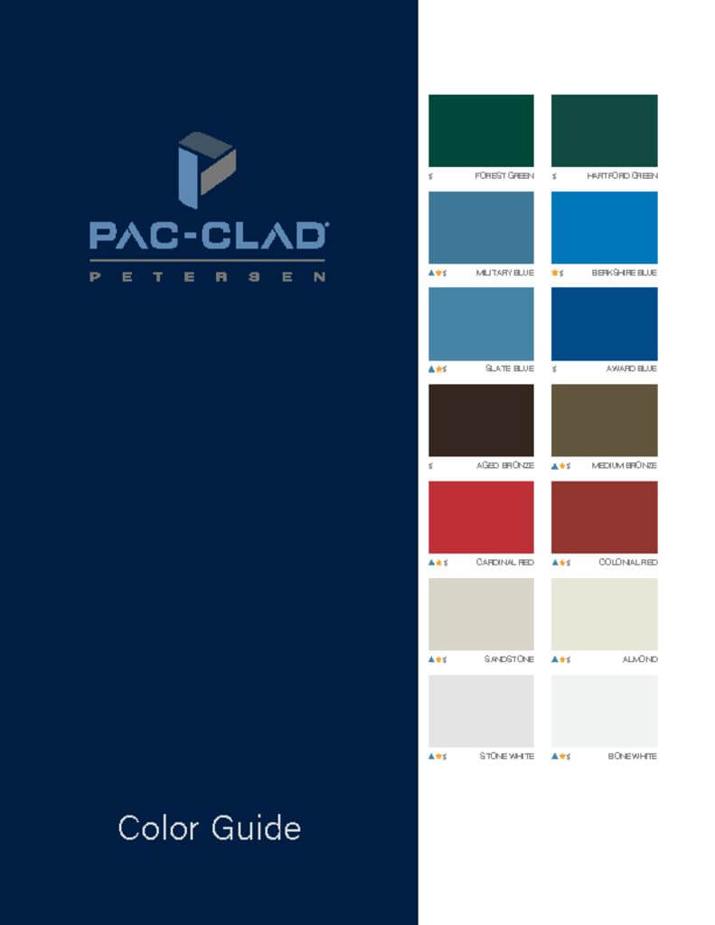 Firestone Una Clad Color Chart