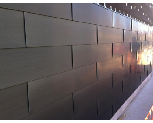 RHEINZINK Flat Lock Tiles